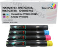 Toner Pros Remanufactured Extra High Yield Toner Cartridge for Xerox VersaLink C7020, C7025, C7030 Printers – 4 Pack (106R03737, 106R03738, 106R03739, 106R03740), Black 23,600 & Color 16,500 Pages