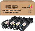 Toner Pros Replacement Toner Cartridge – Compatible for Ricoh SP C360 C361 C360DNw C360SFNw Printers – 4-Color Pack (408176, 408177, 408178, 408179), High Yield – Black 7,000 Pages, Color 5,000 Pages