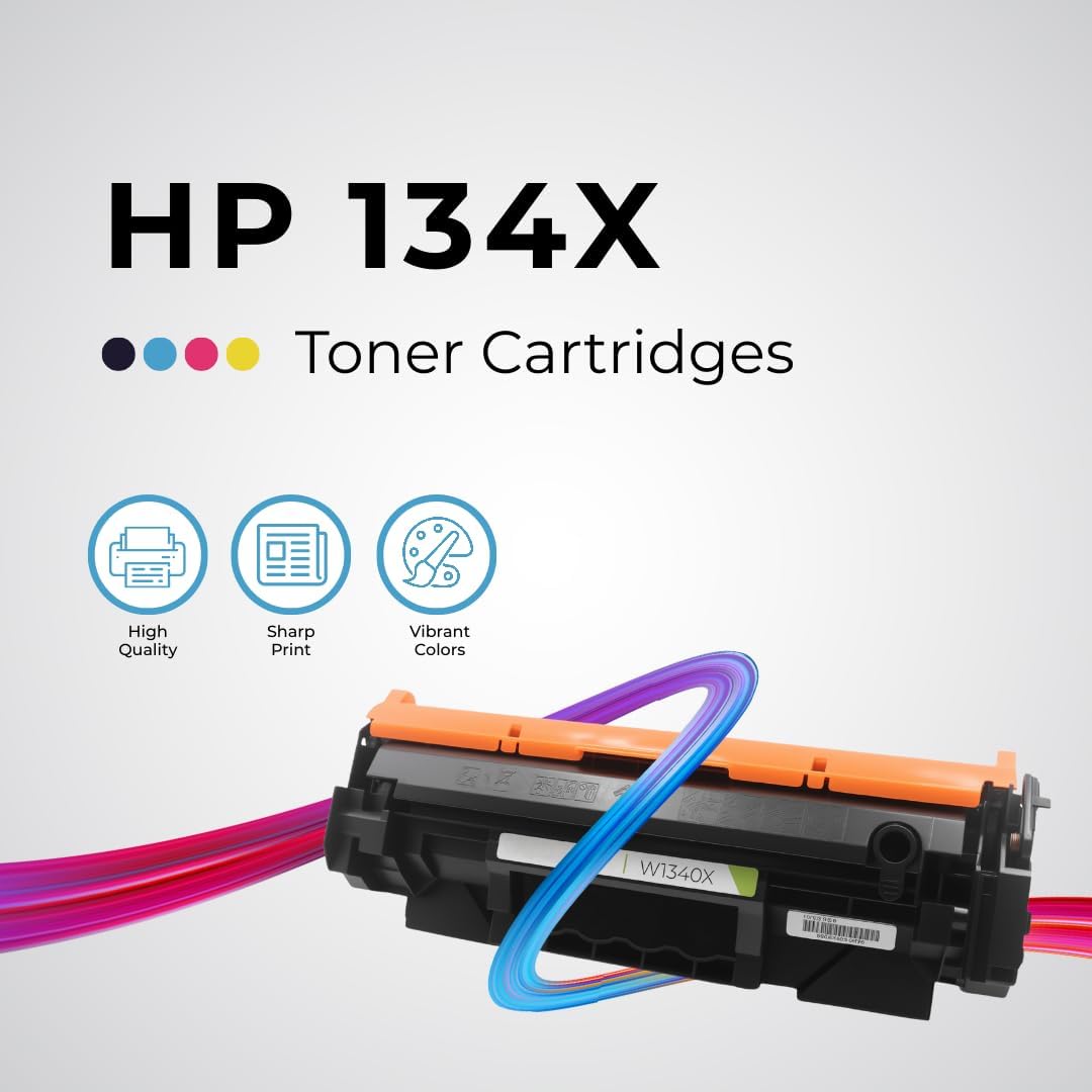 Toner Pros High Yield Toner Cartridge Compatible with HP 134X Black Toner Cartridge (Chip Included) – Compatible for HP LaserJet M234sdwe, M235sdw, M234sdw, M209dw, M209d, M207dw (Single Pack)