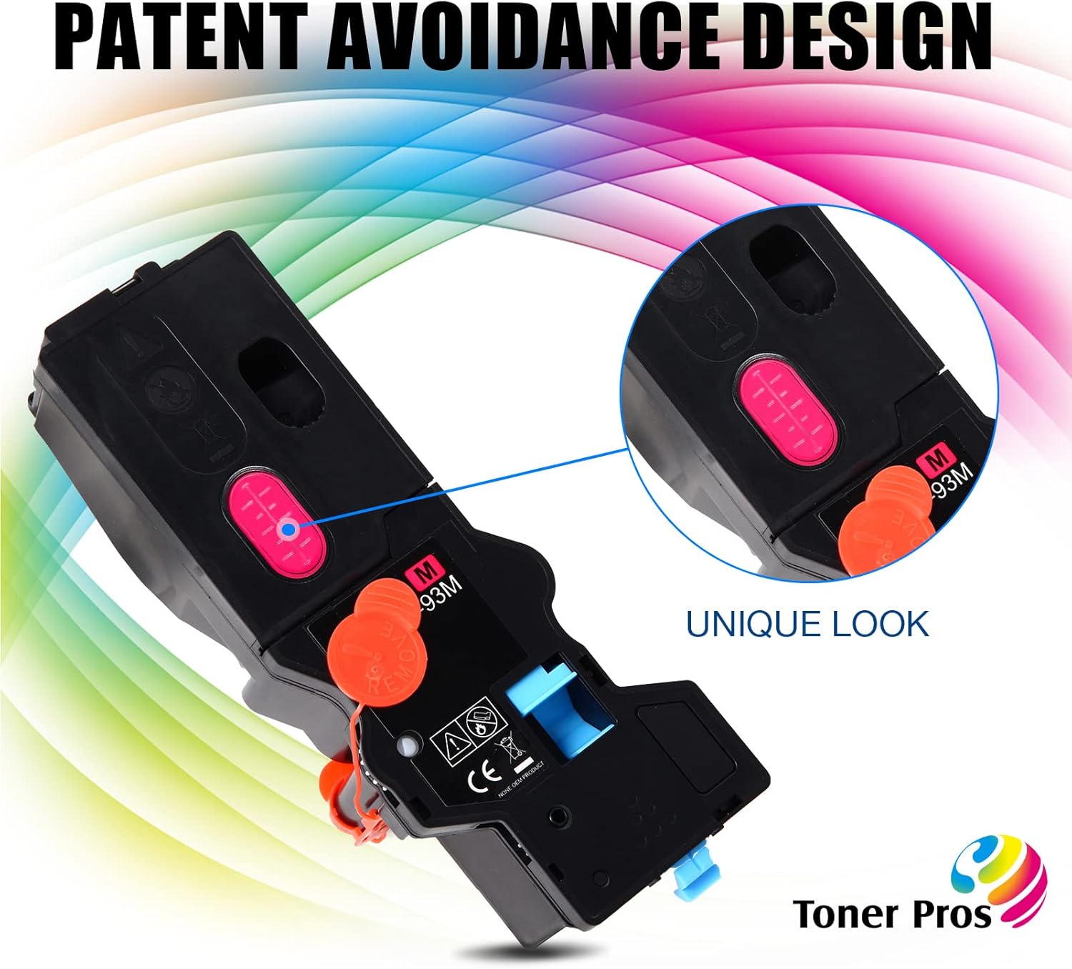 Toner Pros Compatible TNP-93 (TNP93) Toner Cartridge (TNP-93K TNP-93C TNP-93Y TNP-93M) for Konica Minolta Bizhub C3125i Printer (Black 6,000 & Color 4,000 Pages)