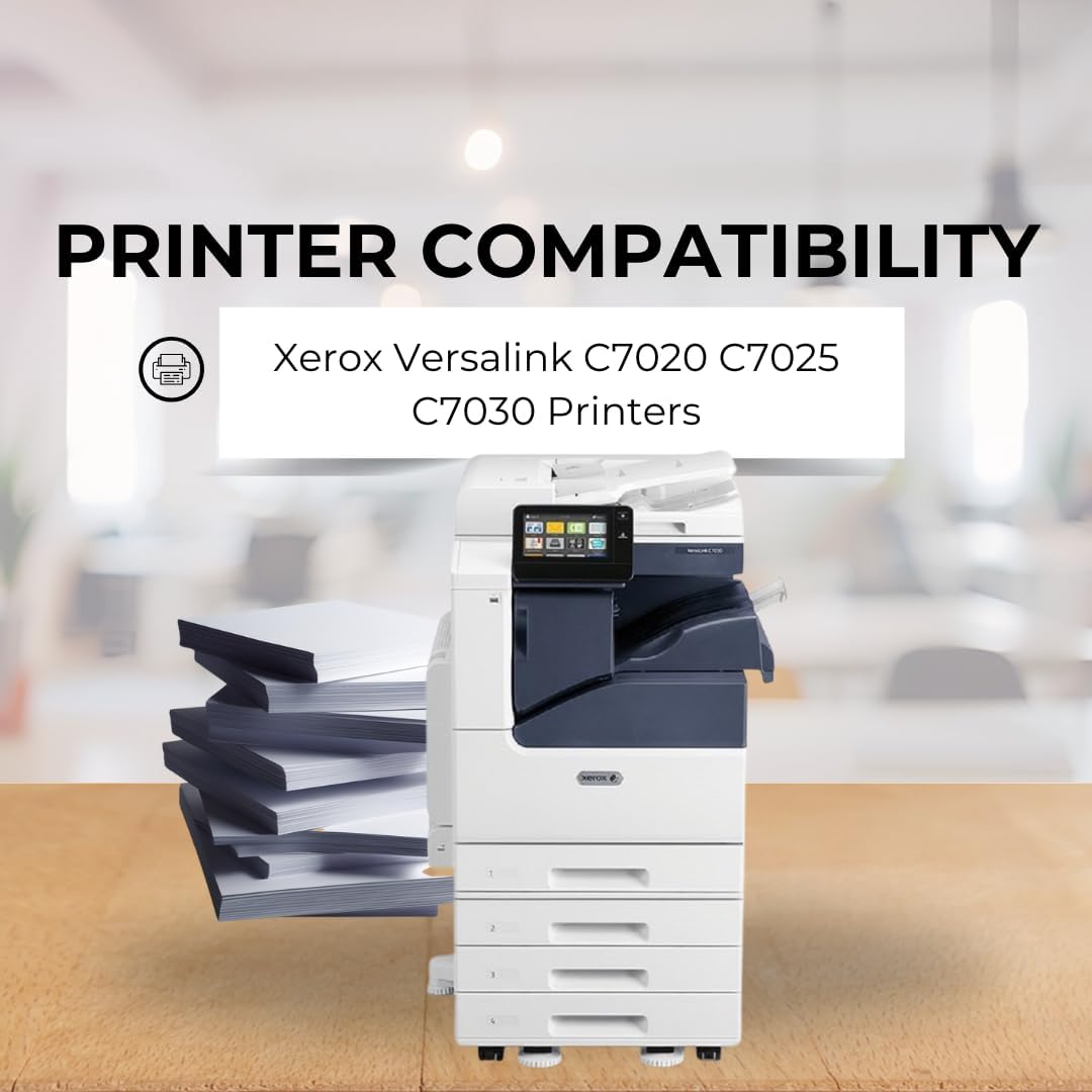 Toner Pros Remanufactured Extra High Yield Toner Cartridge for Xerox VersaLink C7020, C7025, C7030 Printers – 4 Pack (106R03737, 106R03738, 106R03739, 106R03740), Black 23,600 & Color 16,500 Pages