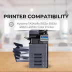 Toner Pros Replacement TK-8527 Toner Cartridge - Compatible for Kyocera TASKalfa 3552ci 3553ci 4052ci 4053ci Color Printers, 4-Color Pack KCMY - Yield 30,000 Black & 20,000 Colors Pages