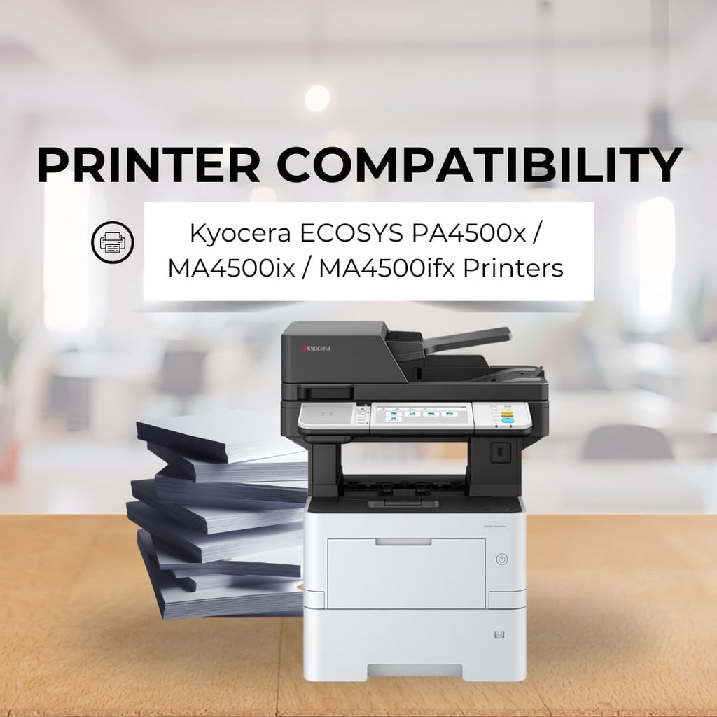 Toner Pros Replacement TK-3402 Toner Cartridge - Compatible for Kyocera (1T0C0Y0US0) for ECOSYS PA4500x / MA4500ix / MA4500ifx Model Laser Printers – Black, Pages Yield 12,500, 1 Pack