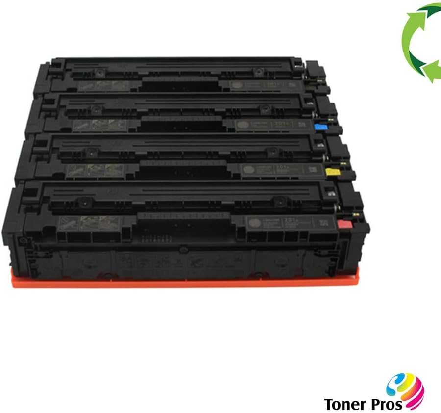 Toner Pros (TM) Remanufactured High Yield Toner Replacement for HP 201A BCYM l Laserjet Toner Cartridge Set CF400A, CF401A, CF402A, CF403A- for HP Laserjet M274 M277 / MFP M277dw/ Laserjet Pro M252