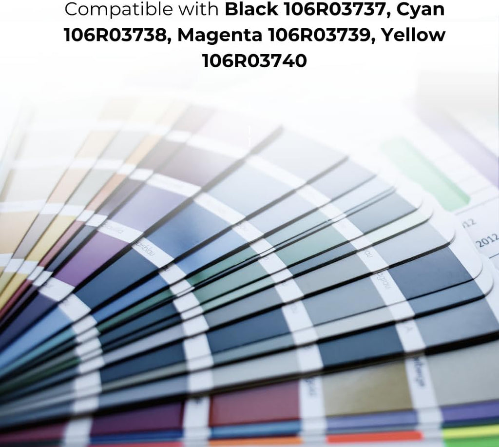 Toner Pros Remanufactured Extra High Yield Toner Cartridge for Xerox VersaLink C7020, C7025, C7030 Printers – 4 Pack (106R03737, 106R03738, 106R03739, 106R03740), Black 23,600 & Color 16,500 Pages