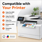 Toner Pros 414X Toner Cartridges 4-Color-Pack, Replacement for W2020X, W2021X, W2022X, W2023X, Compatible with HP MFP M479fdw LaserJet Pro M454dw M454dn M480f M455dn Printers