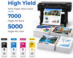 Toner Pros 738XL Ink Cartridge 4-Pack Compatible with DesignJet T850 & T950, 498N8A Black, 676M6A Cyan, 676M7A Magenta, 676M8A Yellow, 300mL Each, High Yield Wide Format