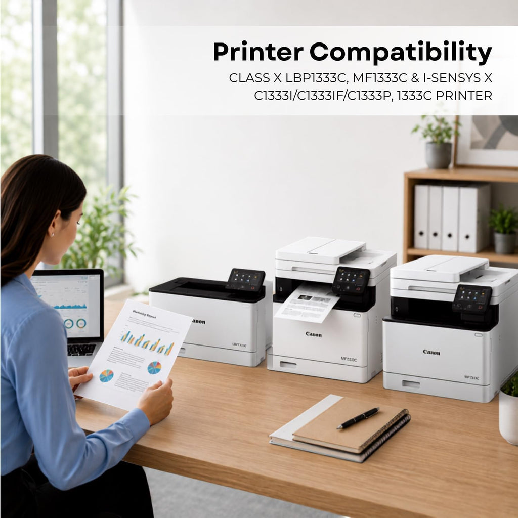 Toner Pros T12/T12L Compatible Toner Cartridge Replacement for T12 5098C005AA 5097C005AA 5096C005AA 5095C005AA | 4-Pack CMYK for Color imageCLASS X & i-SENSYS X Printers