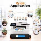 Toner Pros 414X Toner Cartridges 4-Color-Pack, Replacement for W2020X, W2021X, W2022X, W2023X, Compatible with HP MFP M479fdw LaserJet Pro M454dw M454dn M480f M455dn Printers