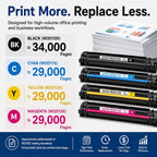 Toner Pros Compatible HP 659X Toner Cartridge Combo Pack Replacement for HP W2010X W2011X W2012X W2013X | Black Cyan Yellow Magenta | for Color LaserJet M776dn M856dn M856x