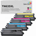 Toner Pros TN635XL Compatible Toner Cartridge Set (Black Cyan Magenta Yellow, 4 Pack) for HL-L8430CDW HL-L8570CDW MFC-L8730CDW L8930CDW – High Yield 5,550 Black / 4,500 Color
