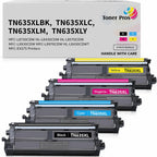 Toner Pros TN635XL Compatible Toner Cartridge Set (Black Cyan Magenta Yellow, 4 Pack) for HL-L8430CDW HL-L8570CDW MFC-L8730CDW L8930CDW – High Yield 5,550 Black / 4,500 Color