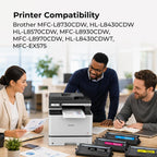 Toner Pros TN635XL Compatible Toner Cartridge Set (Black Cyan Magenta Yellow, 4 Pack) for HL-L8430CDW HL-L8570CDW MFC-L8730CDW L8930CDW – High Yield 5,550 Black / 4,500 Color