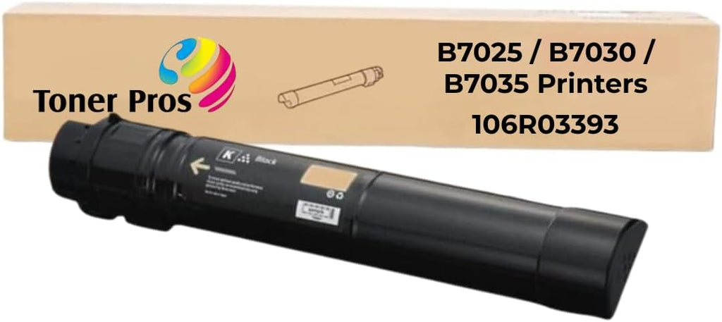 TONER PROS (TM) Remanufactured Xerox Versalink 106R03393 Toner Cartridge - Black High Capacity Toner Replacement for Xerox Versalink B7025 / B7030 / B7035 Printers - Pages Yield 15,500, 1 Pack