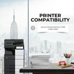 [High Yield] Compatible TN-626 4 Color Pack Toner Cartridge for Konica Minolta Bizhub C450i C550i C650i Coiper Printer - 28,000 Pages each