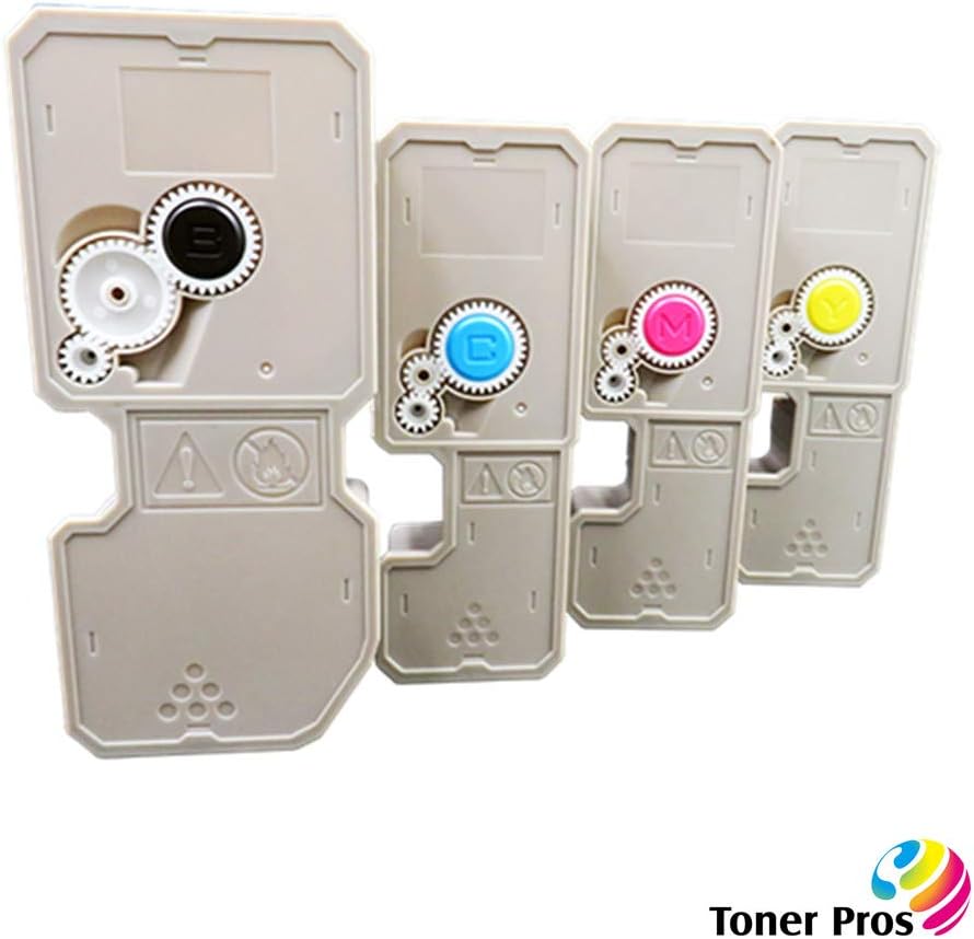4 Color Pack Compatible Toner Cartridge Replacement for TK-5232 for Kyocera Ecosys P5021cdn P5021cdw M5521cdn M5521cdw - Black 2,600 & Colors 2,200 Pages