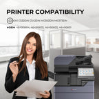 4 Color Pack Compatible Toner for Oki Okidata C532 MC573 C532dn C542dn MC563dn MC573dn - Black 7,000 & Colors 6,000 Pages