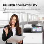 [High Yield] 4 Color Pack Compatible Toner Cartridge for Ricoh IM C400, Lanier IM C400, Savin IM C400 Printers - Black 17,500 & Colors 8,000 Pages