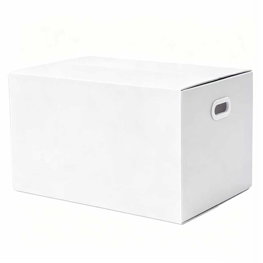 Stow & Go Reusable / Collapsible Plastic Moving / Storage Box (White)