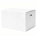 Stow & Go Reusable / Collapsible Plastic Moving / Storage Box (White)