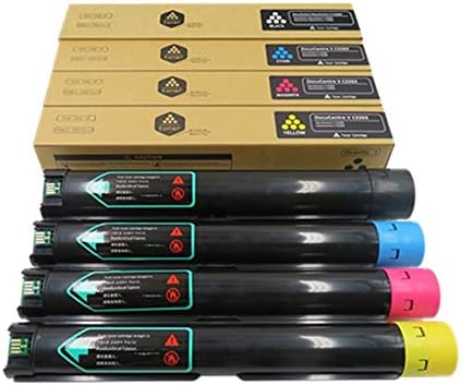 4 Color Pack Remanufactured Toner Replacement for Xerox Versalink C7000 Printer - Black 10,700 & Colors 10,100 Pages